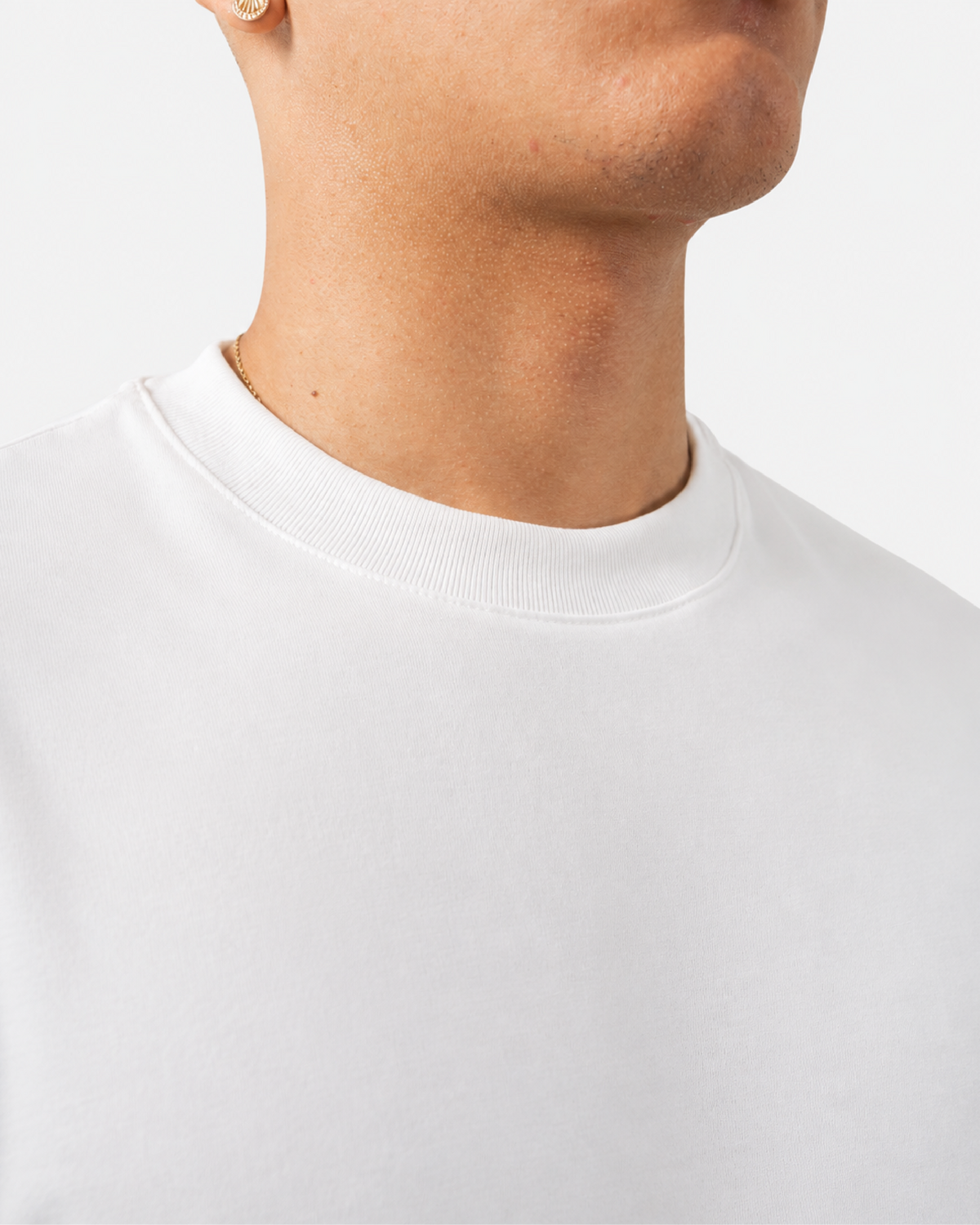Camiseta Básica Oversize - BLANCO
