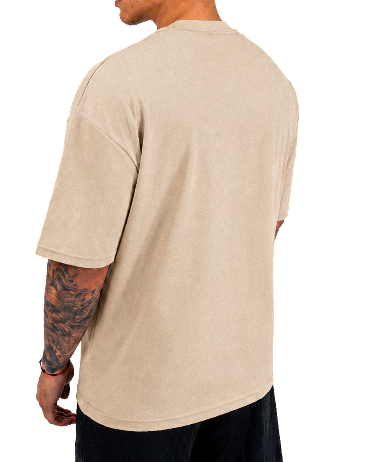 Camiseta Básica Oversize - BEIGE
