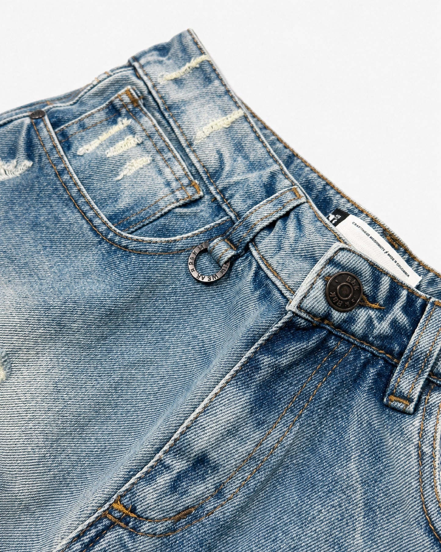BERMUDA DENIM - GRIS CLARO