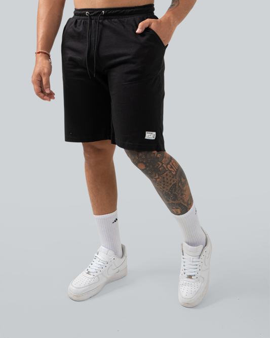 Bermuda de Algodón Negra - BHK