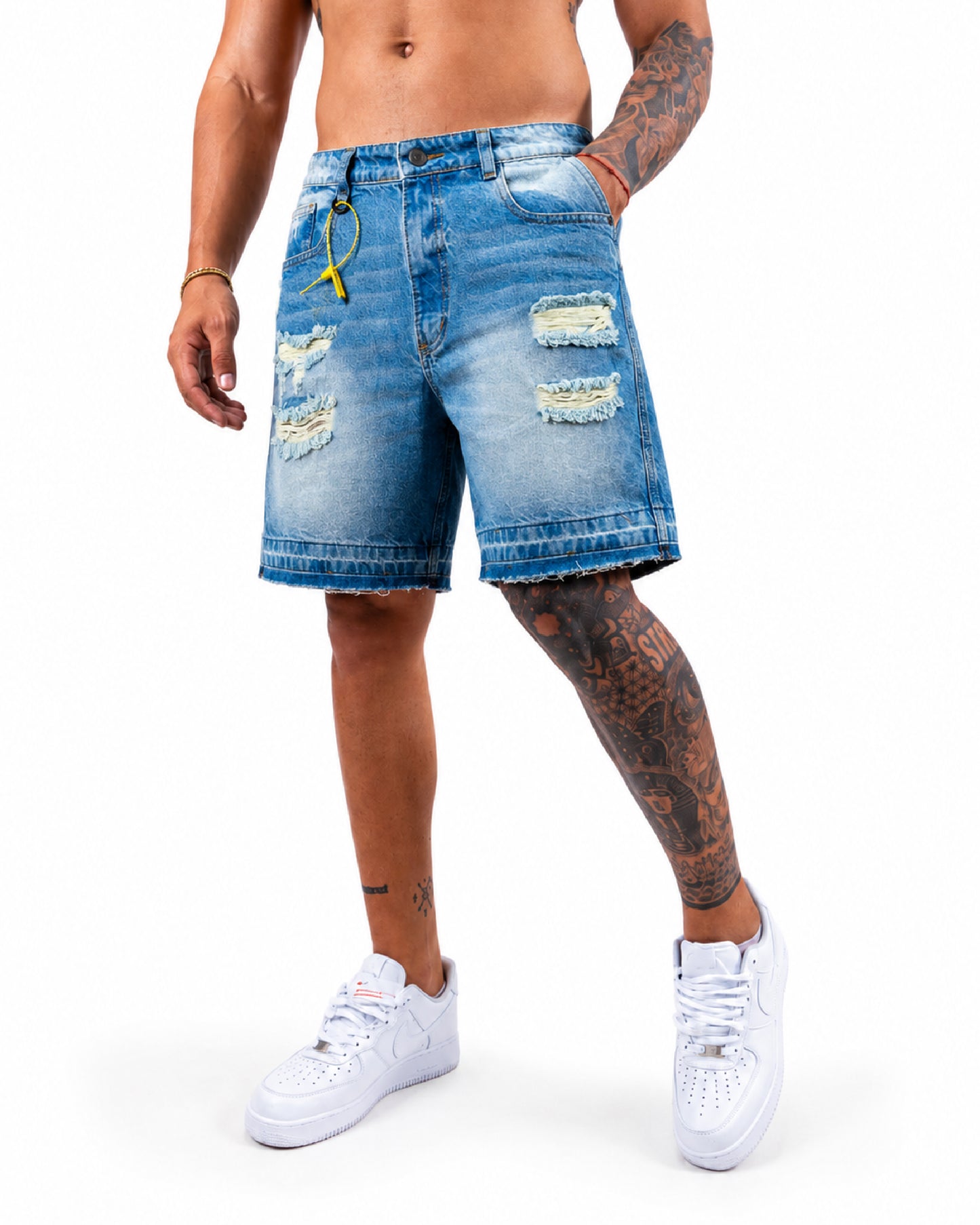 Bermuda Denim Destroyed BHK