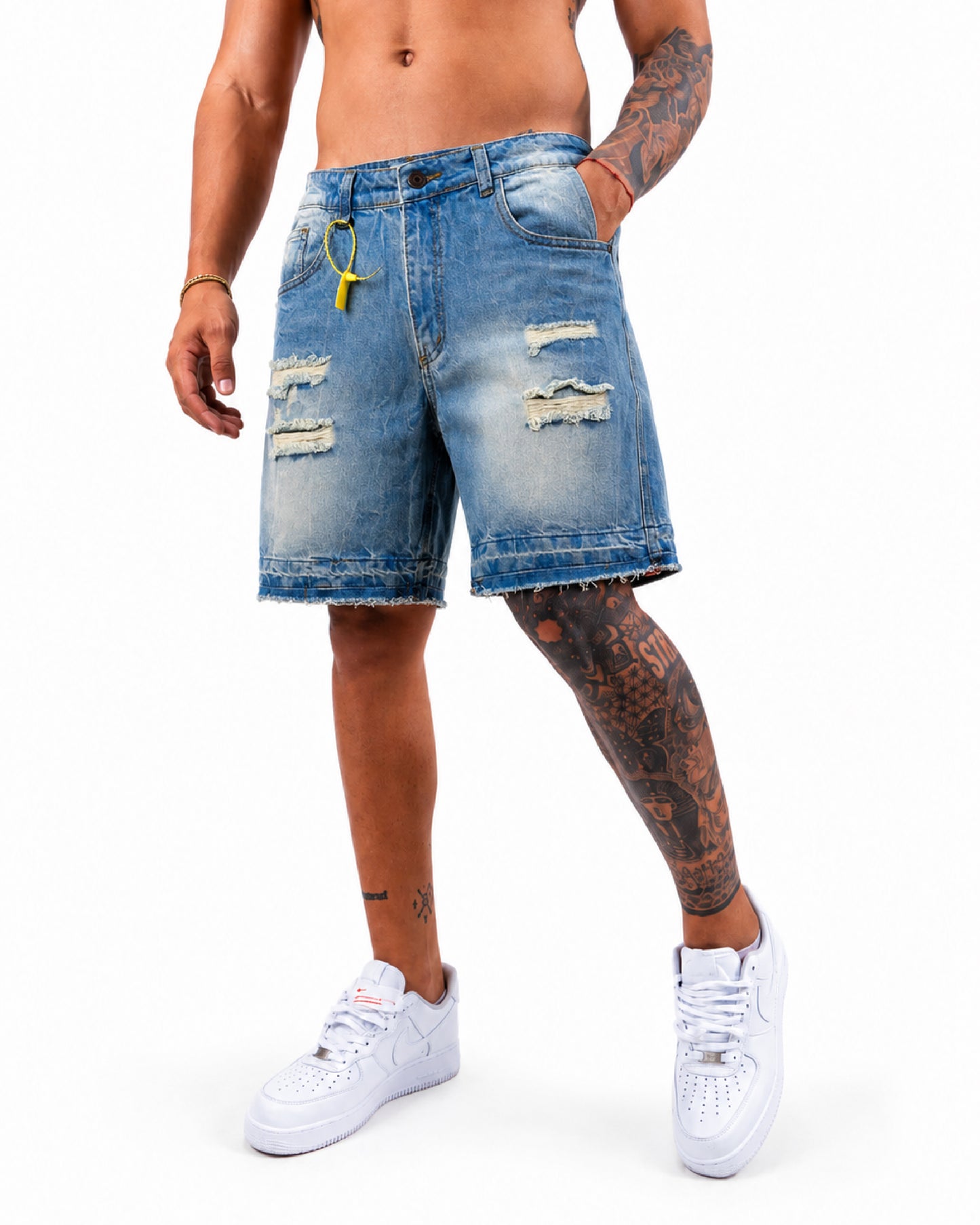 Bermuda Denim Ruedo Suelto BHK