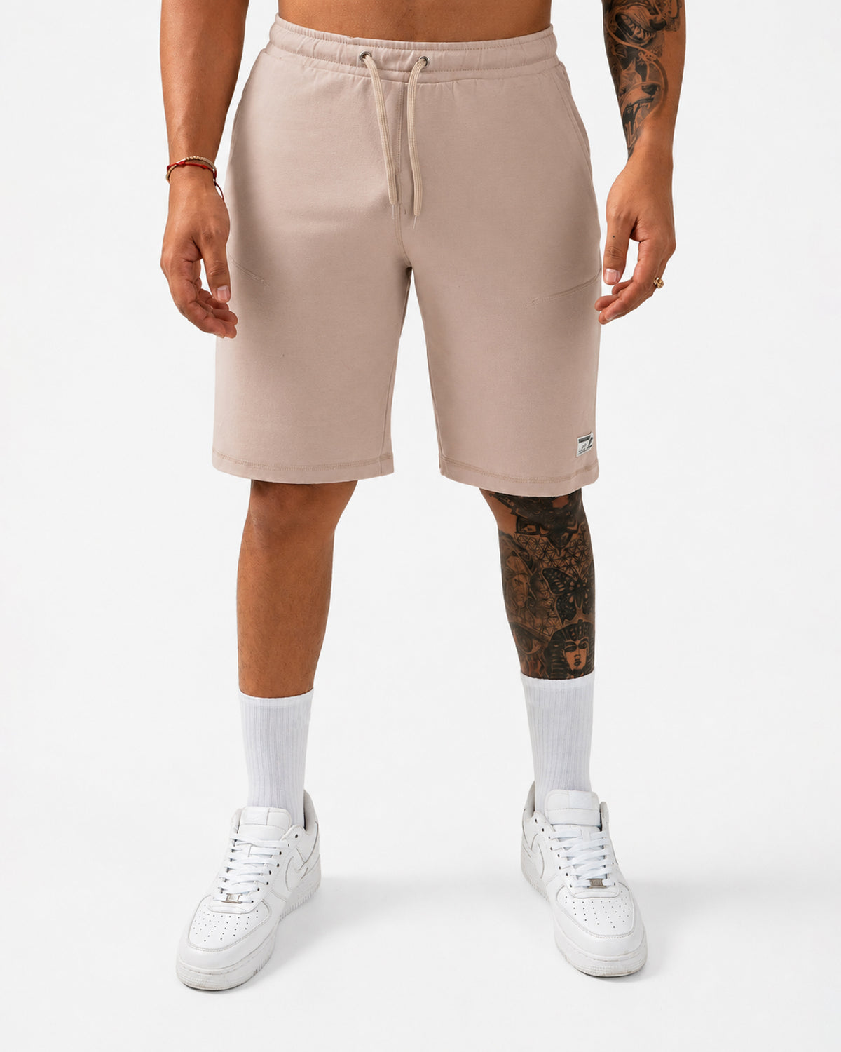 BERMUDA BURDA CON RUEDO - CREMA