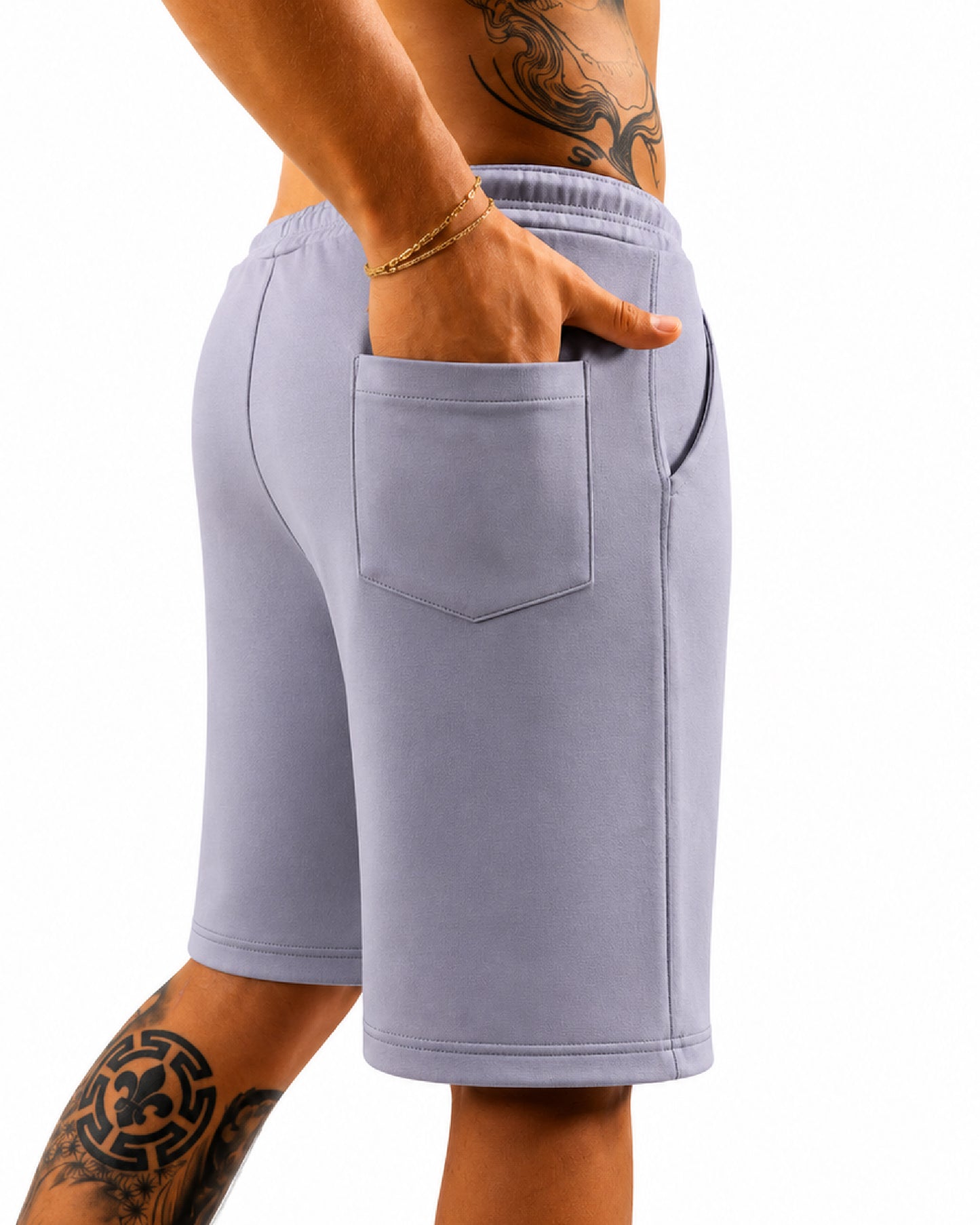 BERMUDA BURDA CON RUEDO - GRIS