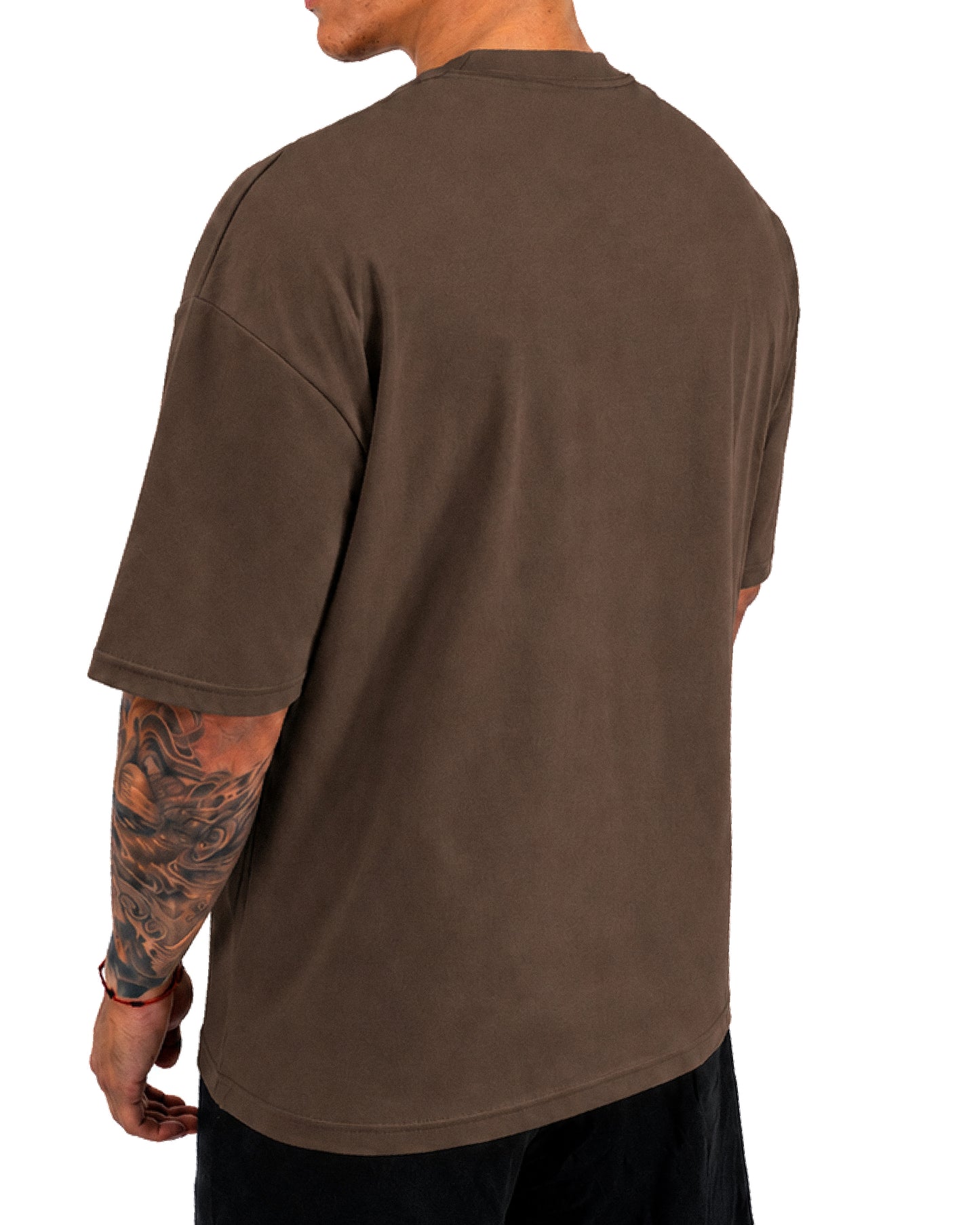 Camiseta Básica Oversize - CAFÉ