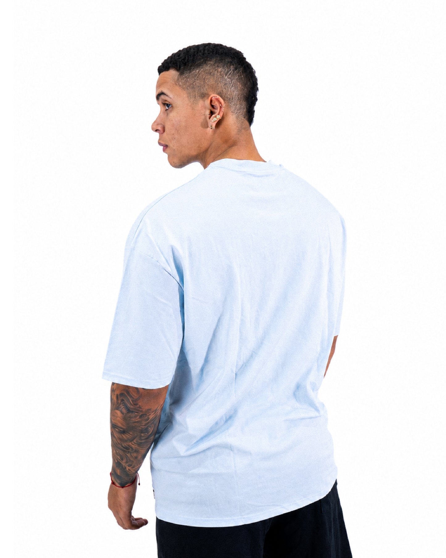 Camiseta Básica Oversize - AZUL CIELO