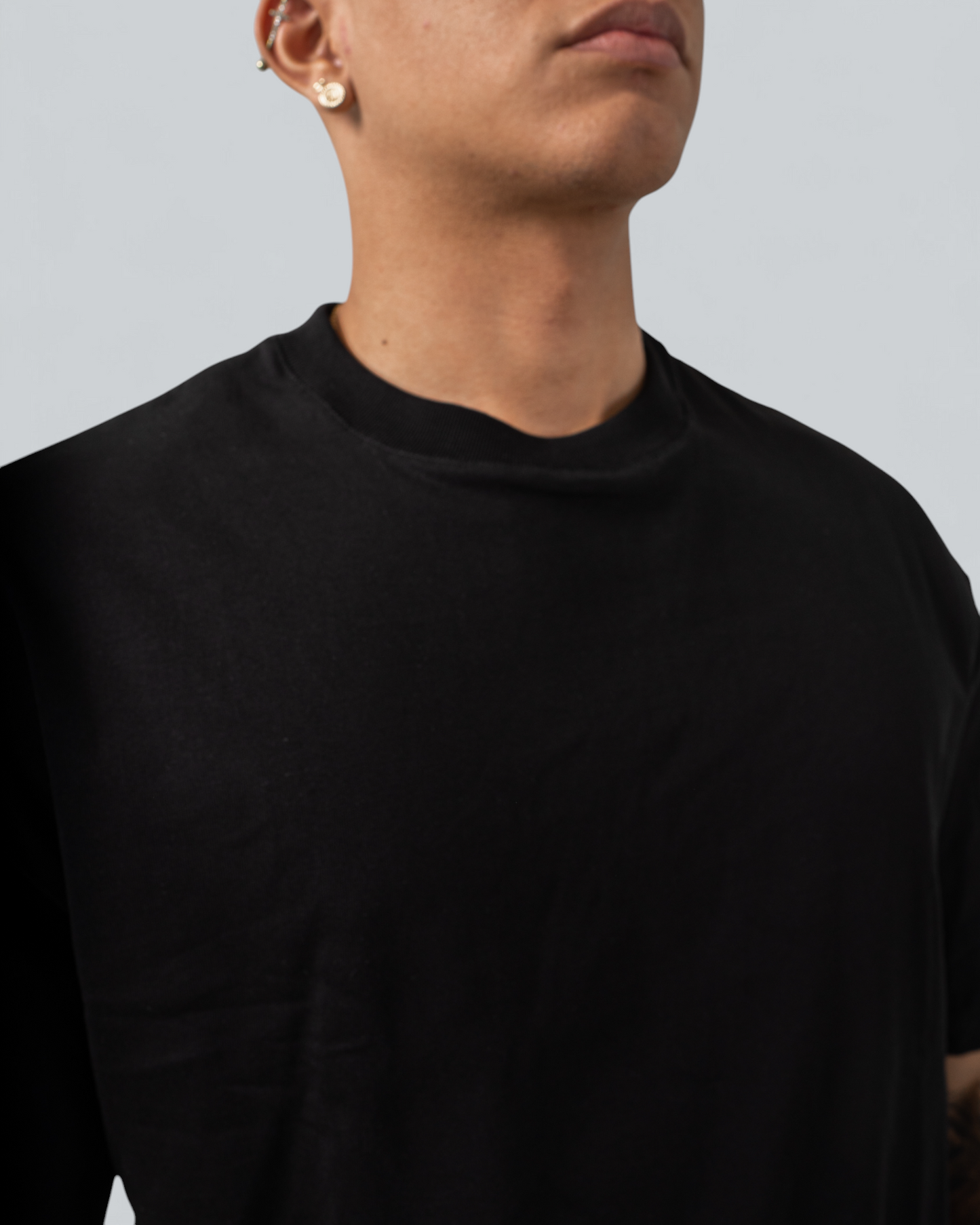 Camiseta Básica Oversize Negra - BHK