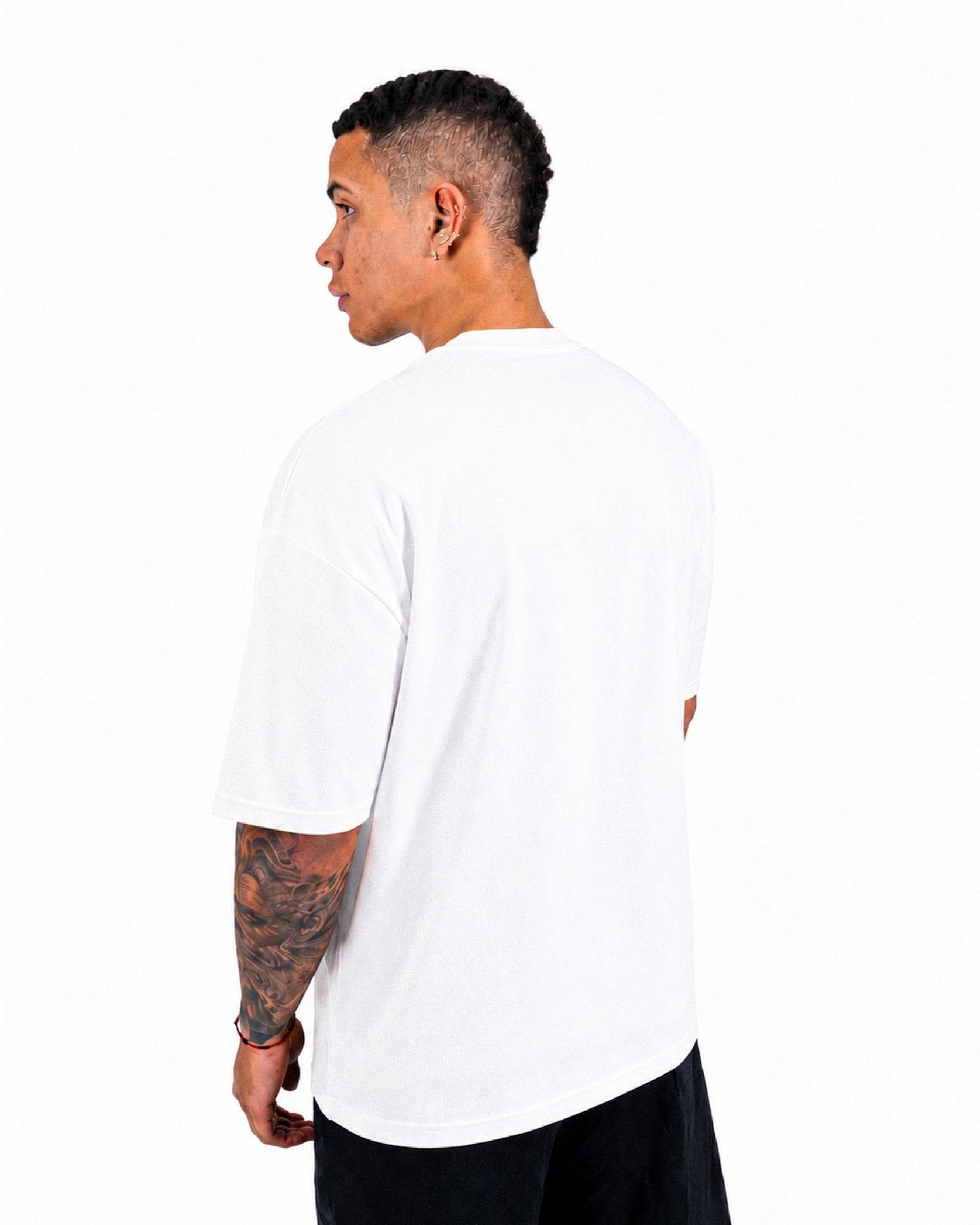 Camiseta Básica Oversize - BLANCO