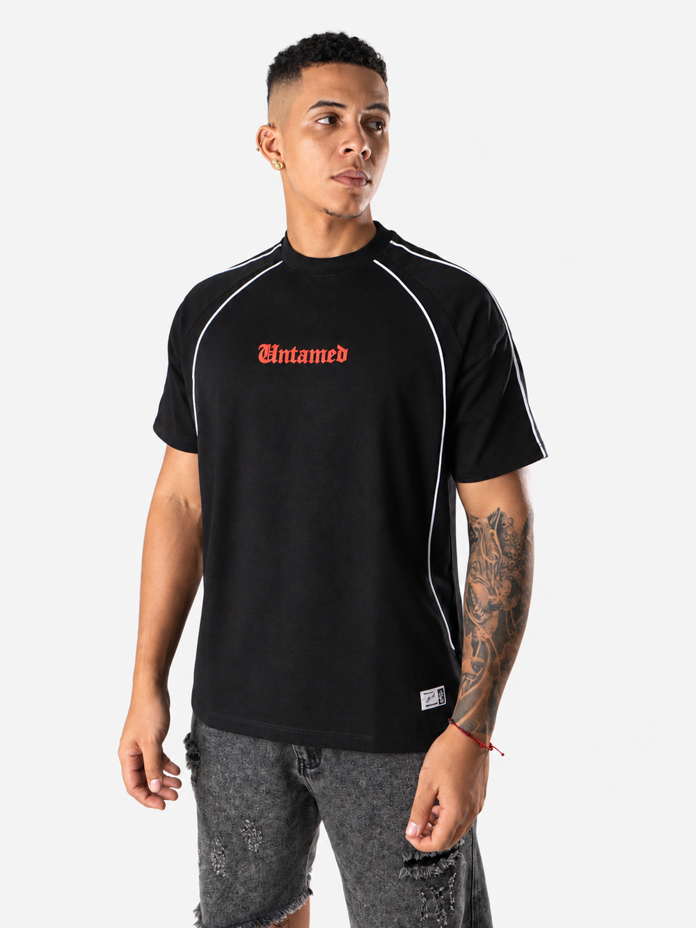 CAMISETA ESTAMPADA NEGRA