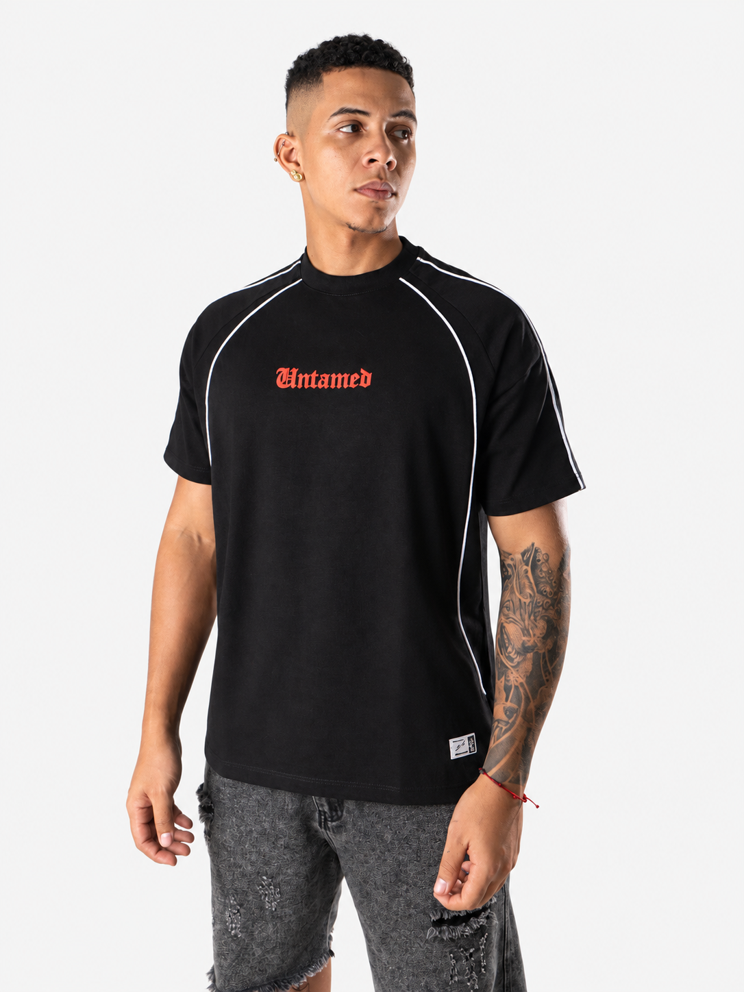 CAMISETA ESTAMPADA NEGRA