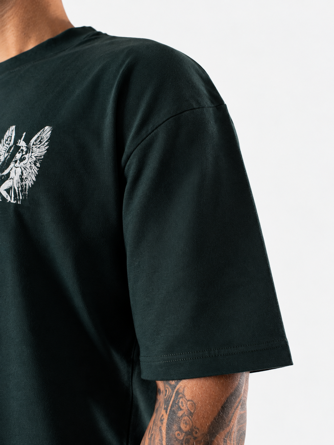 CAMISETA ESTAMPADA VERDE