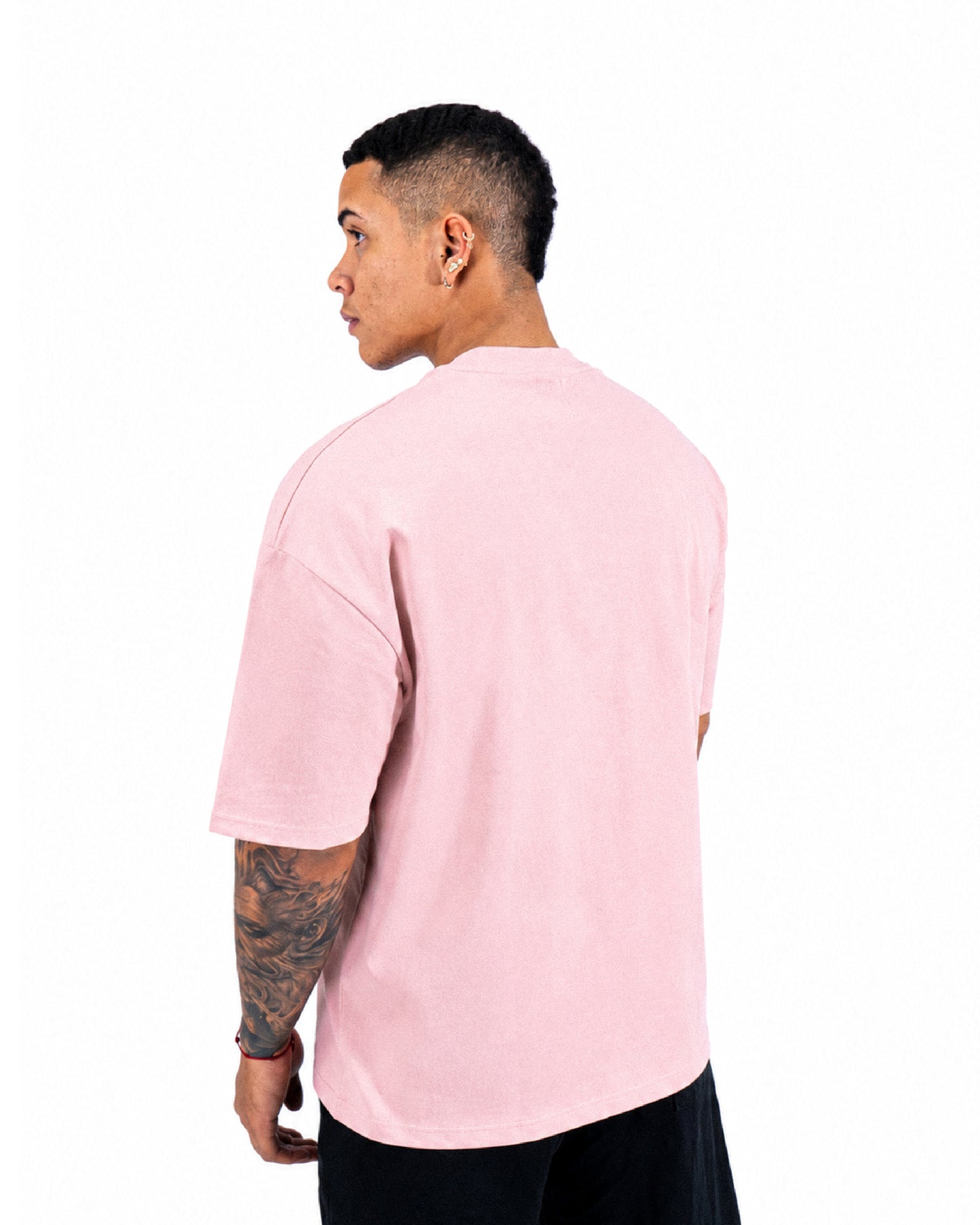 Camiseta Básica Oversize - ROSADO