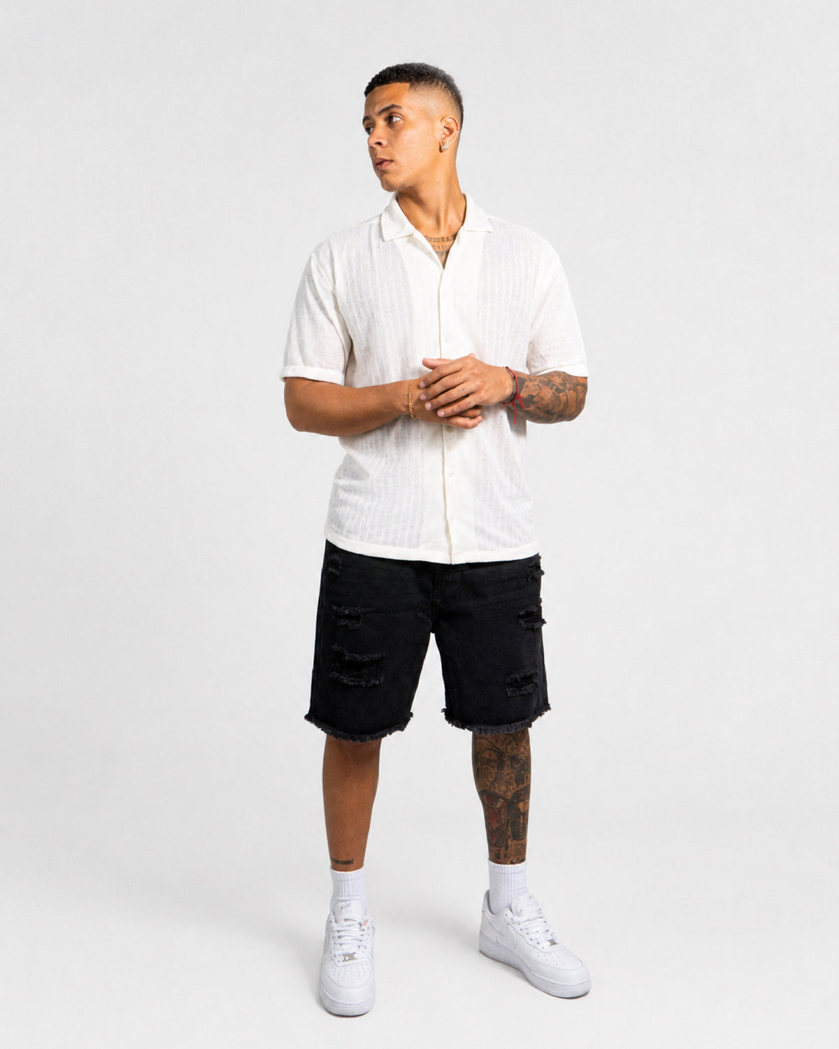 CAMISA TEXTURA BLANCA