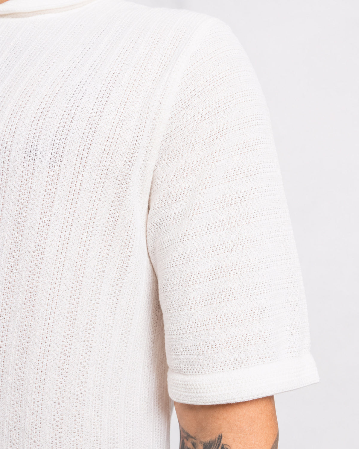 CAMISA TEXTURA BLANCA