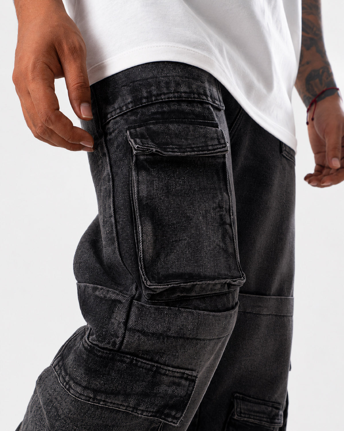 JEAN EXTRACARGO NEGRO