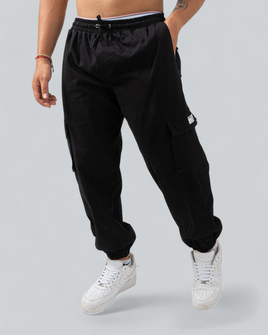 Jogger Cargo Negro - BHK