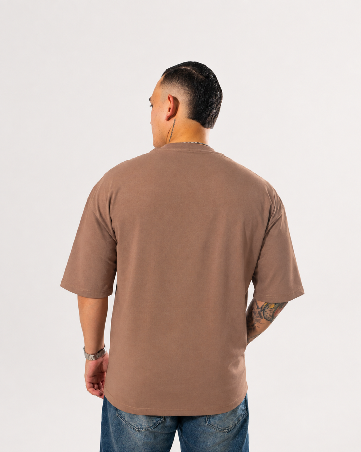Camiseta Básica Oversize - CAFÉ