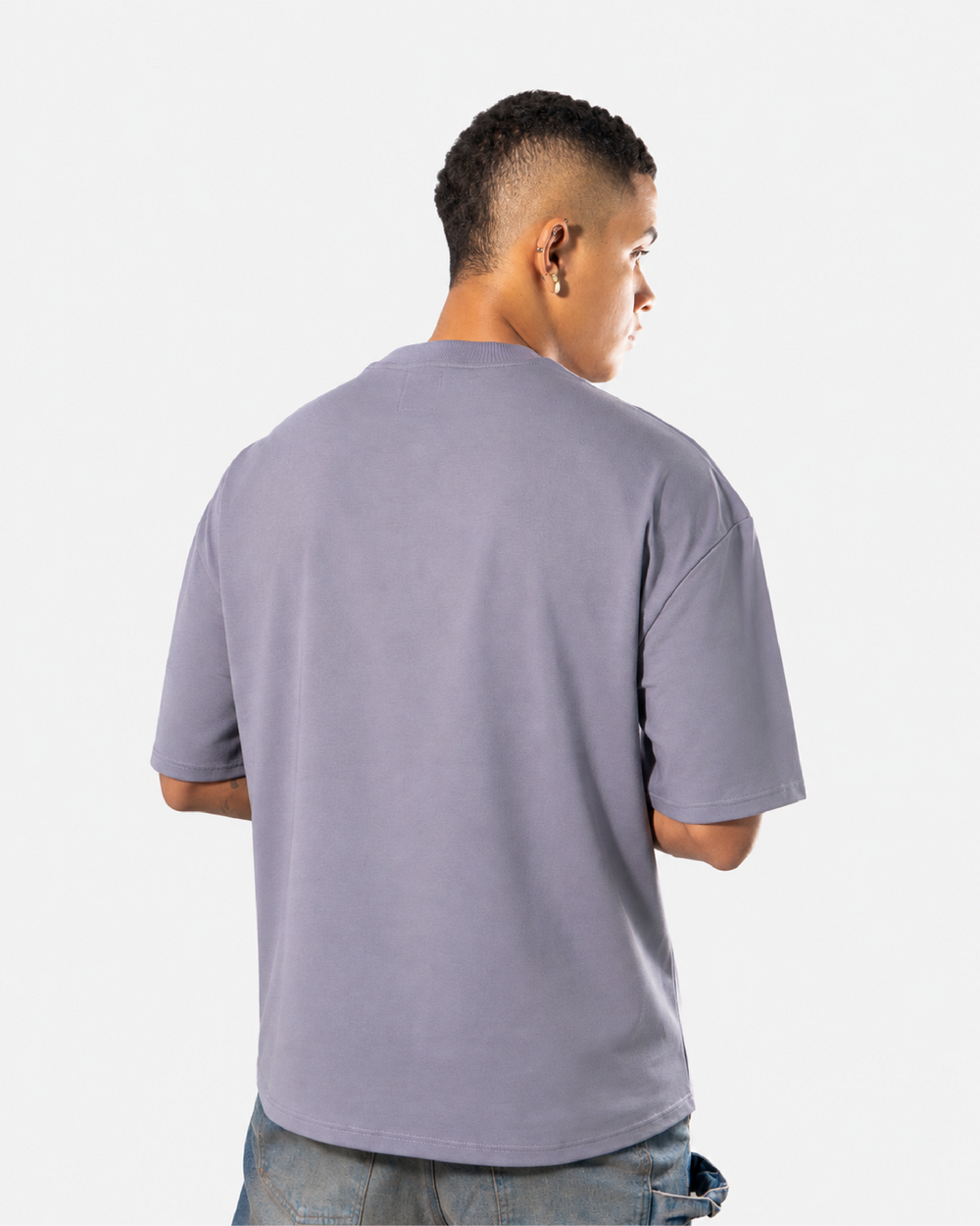 Camiseta Básica Oversize - GRIS