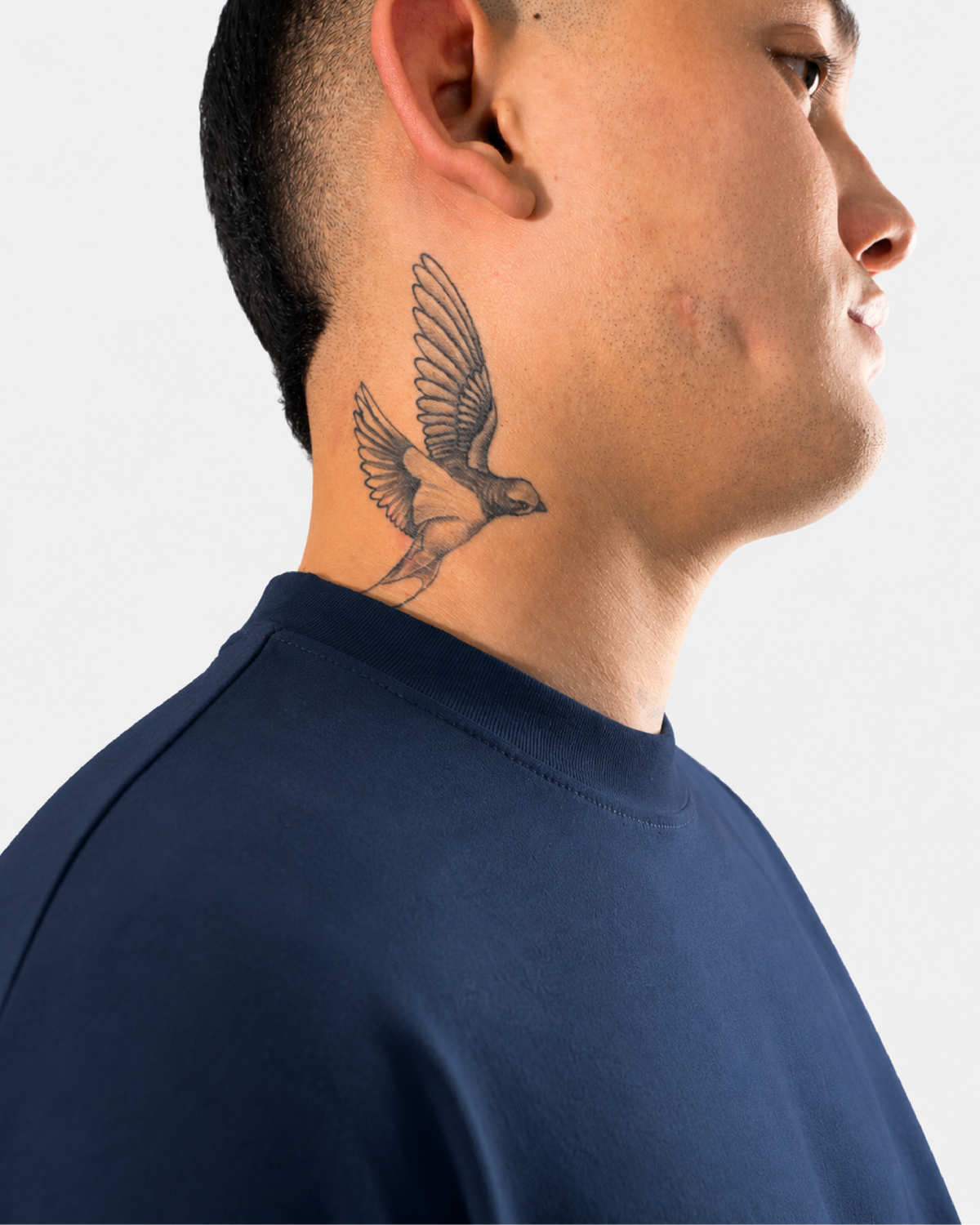 Camiseta Básica Oversize - AZUL NAVY