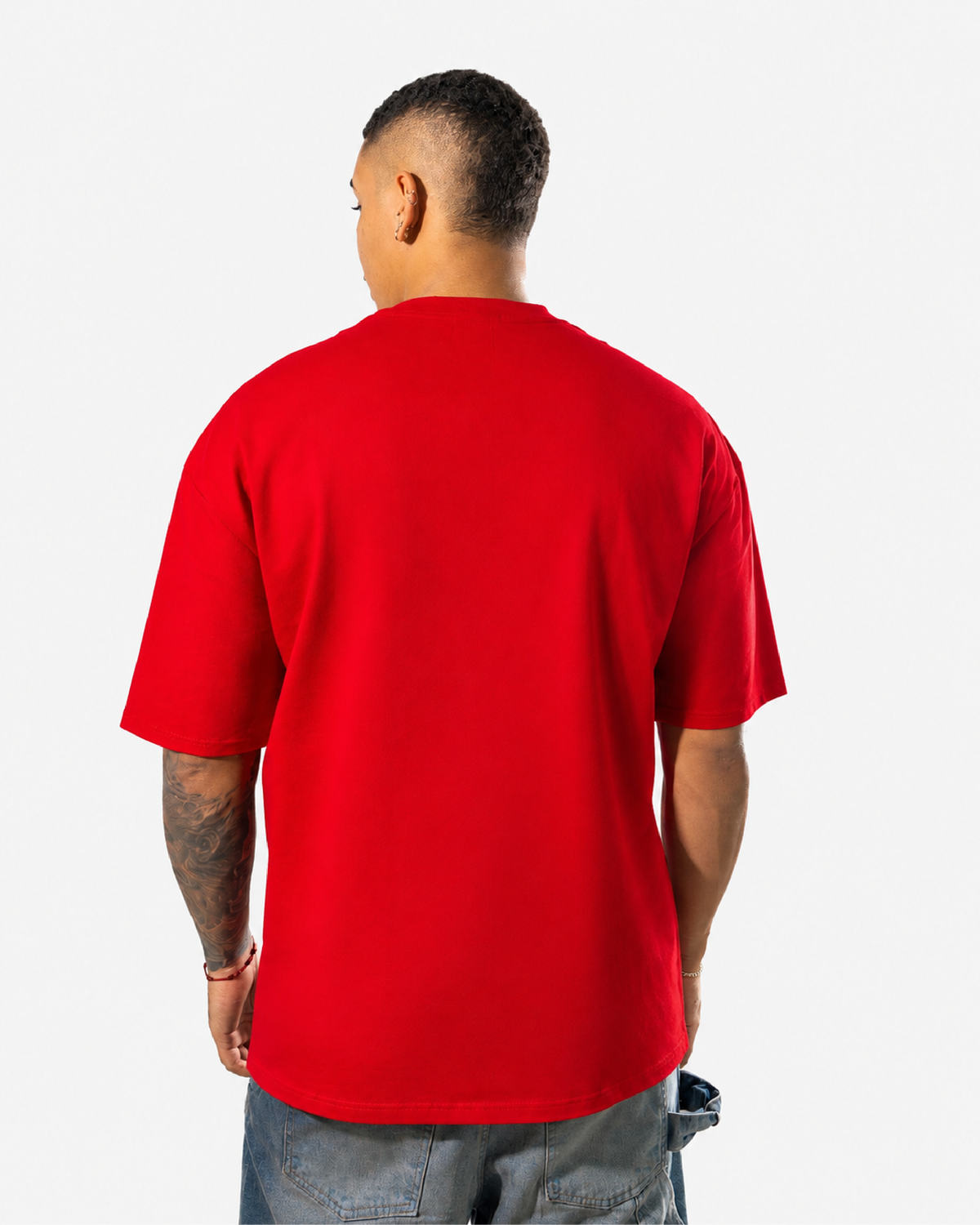 Camiseta Básica Oversize - ROJO