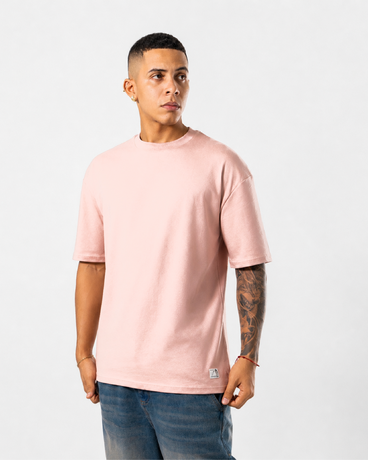 Camiseta Básica Oversize - ROSADO