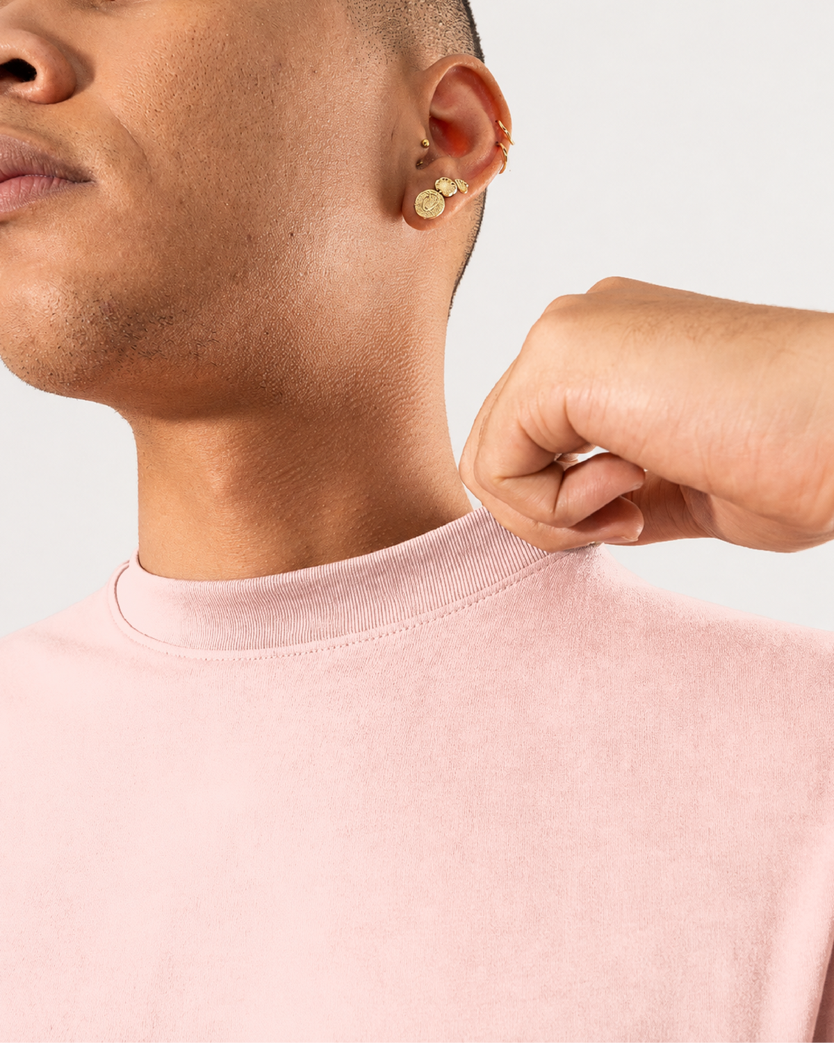 Camiseta Básica Oversize - ROSADO