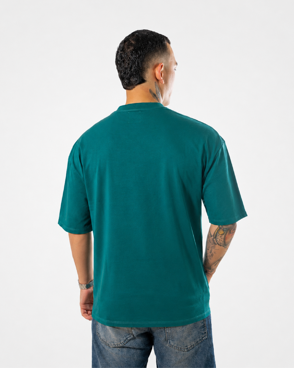 Camiseta Básica Oversize - VERDE PINELLA
